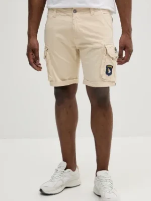 Alpha Industries szorty męskie kolor beżowy