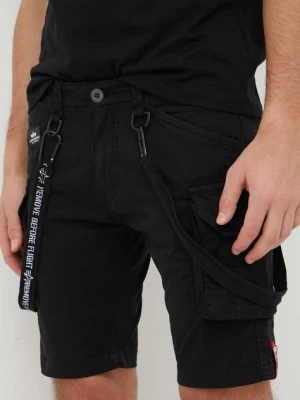 Alpha Industries szorty męskie kolor czarny 116213.03-Black