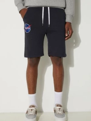 Alpha Industries szorty męskie kolor granatowy 116362.07-GRANATOWY