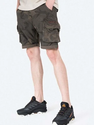 Alpha Industries szorty męskie kolor zielony 196201.415-ZIELONY
