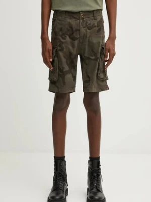 Alpha Industries szorty męskie kolor zielony 196201.415-ZIELONY