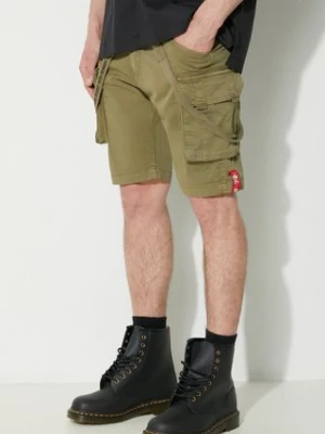 Alpha Industries szorty męskie kolor zielony