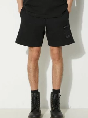 Alpha Industries szorty Patch LF męskie kolor czarny 136360