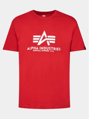 Alpha Industries T-Shirt Basic 100501 Czerwony Regular Fit