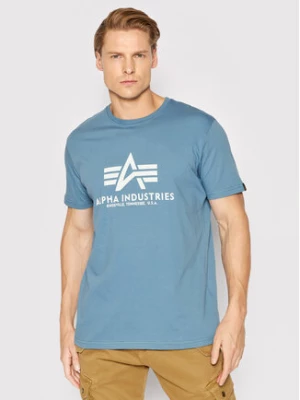 Alpha Industries T-Shirt Basic 100501 Niebieski Regular Fit