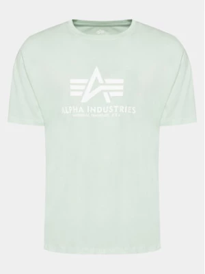 Alpha Industries T-Shirt Basic 100501 Zielony Regular Fit