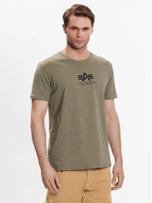Alpha Industries T-Shirt Basic 118533 Beżowy Regular Fit
