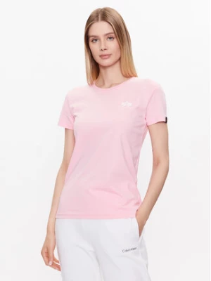 Alpha Industries T-Shirt Basic 196054 Różowy Regular Fit