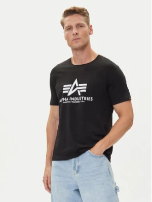 Alpha Industries T-Shirt Basic T-Shirt 100501 Czarny Regular Fit