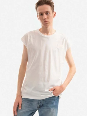 Alpha Industries t-shirt bawełniany kolor biały gładki 118530.626-BIALY