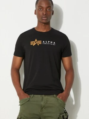Alpha Industries t-shirt bawełniany Label