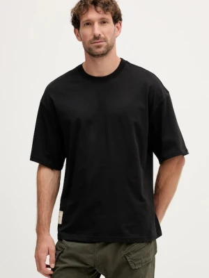 Alpha Industries t-shirt bawełniany męski kolor czarny gładki 156550.03