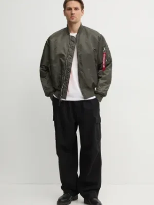 Alpha Industries t-shirt bawełniany Studio Edition T męski kolor biały gładki 156550