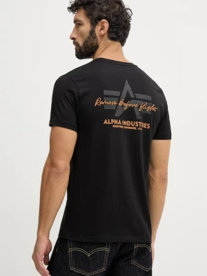 Alpha Industries t-shirt bawełniany Tonal Logo Print