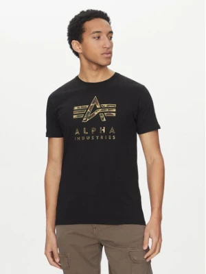 Alpha Industries T-Shirt Camo Puff 146506 Czarny Regular Fit