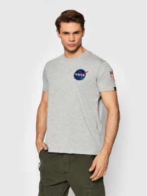 Alpha Industries T-Shirt Space Shuttle 176507 Szary Regular Fit