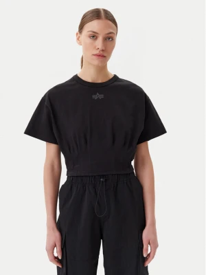 Alpha Industries T-Shirt Waisted 148070 Czarny Regular Fit