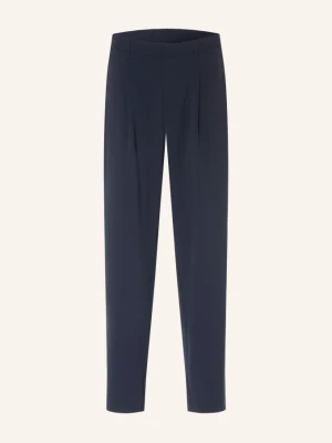Alphatauri Spodnie Panns Slim Fit blau GRANATOWY