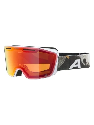 Alpina Gogle narciarskie "Nendaz" w kolorze biało-czarno-pomarańczowym rozmiar: onesize