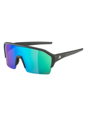Alpina Okulary sportowe unisex "Ram HR Q-Lite" w kolorze zielono-czarnym rozmiar: onesize