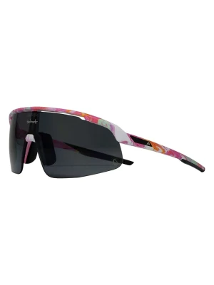 Alpina Okulary sportowe unisex "Turbo Pro S Max" w kolorze czarnym ze wzorem rozmiar: onesize