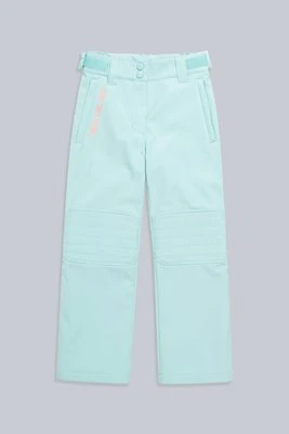 Alpine - dziecięce spodnie śniegowe - Green Animal