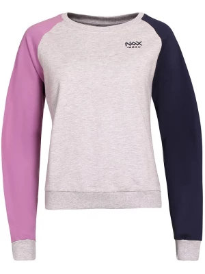 Alpine Pro Bluza "Koleha" w kolorze szaro-jasnoróżowo-granatowym rozmiar: L