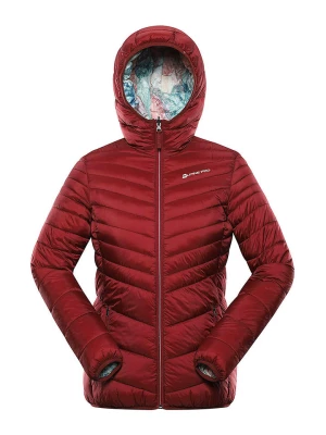 Alpine Pro Dwustronna kurtka pikowana "Eroma" w kolorze bordowo-turkusowym rozmiar: M