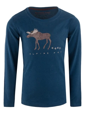 Alpine Pro Koszulka "Ksevo" w kolorze niebieskim rozmiar: 140/146