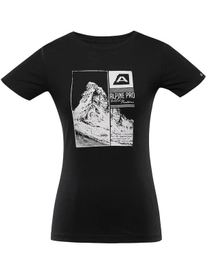 Alpine Pro Koszulka "Monena" w kolorze czarnym rozmiar: L