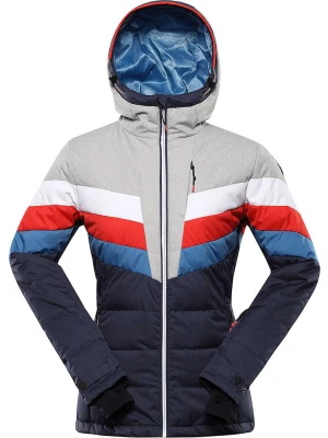 Alpine Pro Kurtka narciarska "Feedra" w kolorze szaro-granatowym rozmiar: L