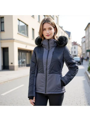 Alpine Pro Kurtka narciarska "Naddra" w kolorze szarym rozmiar: XXL