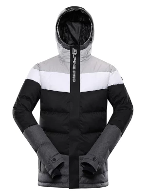 Alpine Pro Kurtka narciarska "Own" w kolorze szaro-czarnym rozmiar: L