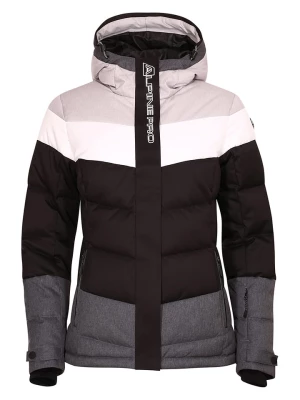 Alpine Pro Kurtka narciarska "Owna" w kolorze czarnym ze wzorem rozmiar: L