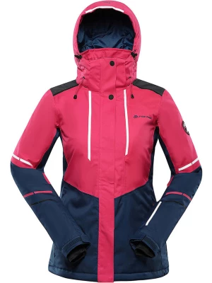 Alpine Pro Kurtka narciarska "Zariba" w kolorze granatowo-różowym rozmiar: XS