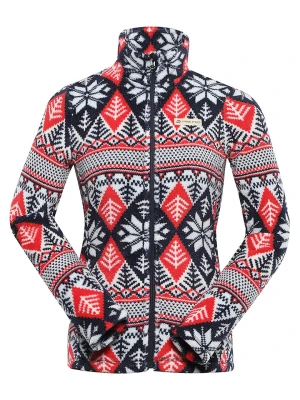 Alpine Pro Kurtka polarowa "Eflina" ze wzorem rozmiar: M/L