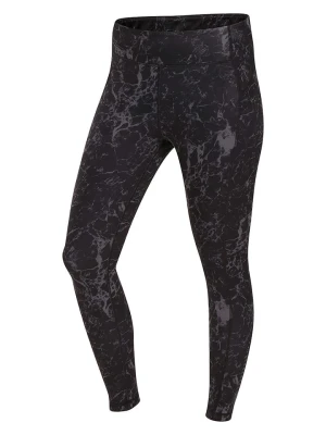 Alpine Pro Legginsy sportowe "Gobra" w kolorze antracytowym rozmiar: L