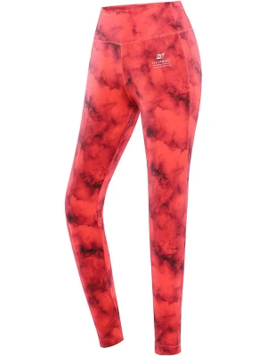 Alpine Pro Legginsy sportowe "Marda" w kolorze różowym rozmiar: S
