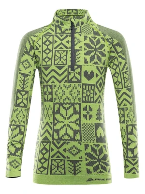Alpine Pro Podkoszulek funkcyjny "Seamo" w kolorze zielonym rozmiar: L
