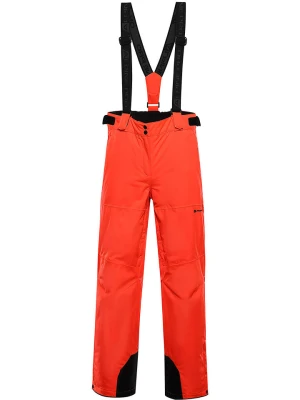 Alpine Pro Spodnie narciarskie "Edesa 2" w kolorze czerwonym rozmiar: M