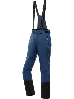 Alpine Pro Spodnie narciarskie "Feler" w kolorze granatowym rozmiar: S