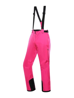 Alpine Pro Spodnie narciarskie "Lermona" w kolorze różowym rozmiar: L