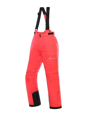 Alpine Pro Spodnie narciarskie "Lermono" w kolorze koralowym rozmiar: 104/110