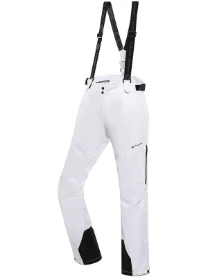 Alpine Pro Spodnie narciarskie "Osaga" w kolorze białym rozmiar: M