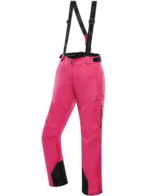 Alpine Pro Spodnie narciarskie "Osaga" w kolorze różowym rozmiar: S
