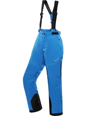 Alpine Pro Spodnie narciarskie "Osago" w kolorze błękitnym rozmiar: 128/134
