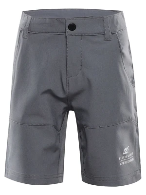 Alpine Pro Szorty softshellowe "Bako" w kolorze szarym rozmiar: 140/146