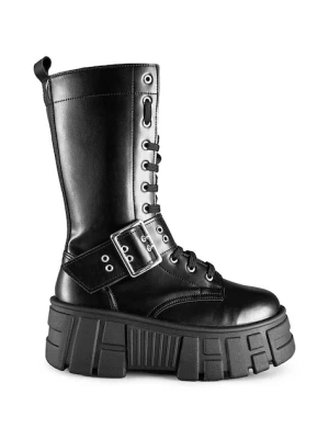 Altercore botki Maeve damskie kolor czarny na platformie Maeve