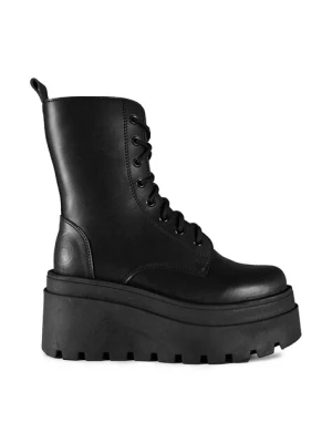 Altercore botki Nolan damskie kolor czarny na platformie Nolan Vegan