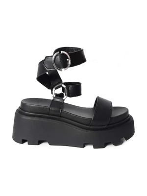 Altercore sandały Marilla damskie kolor czarny na platformie Marilla.Vegan